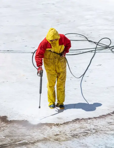 Deck cleaning